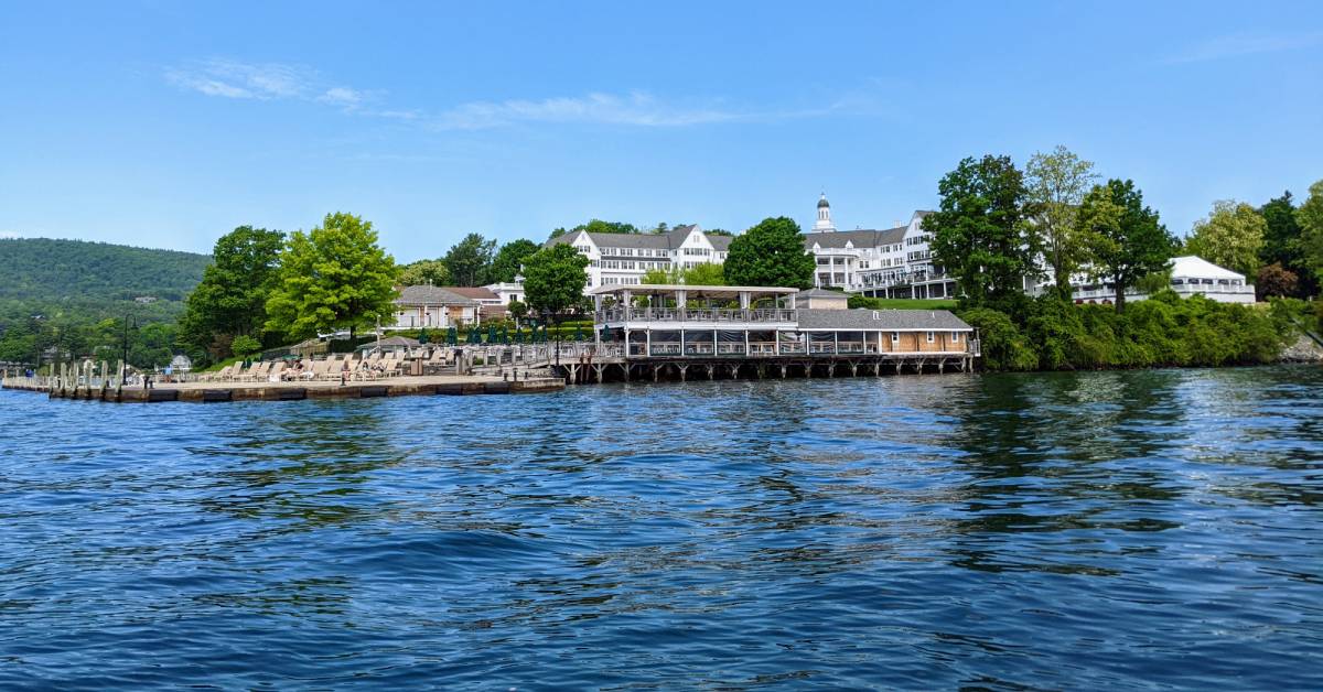 sagamore hotel, view from water